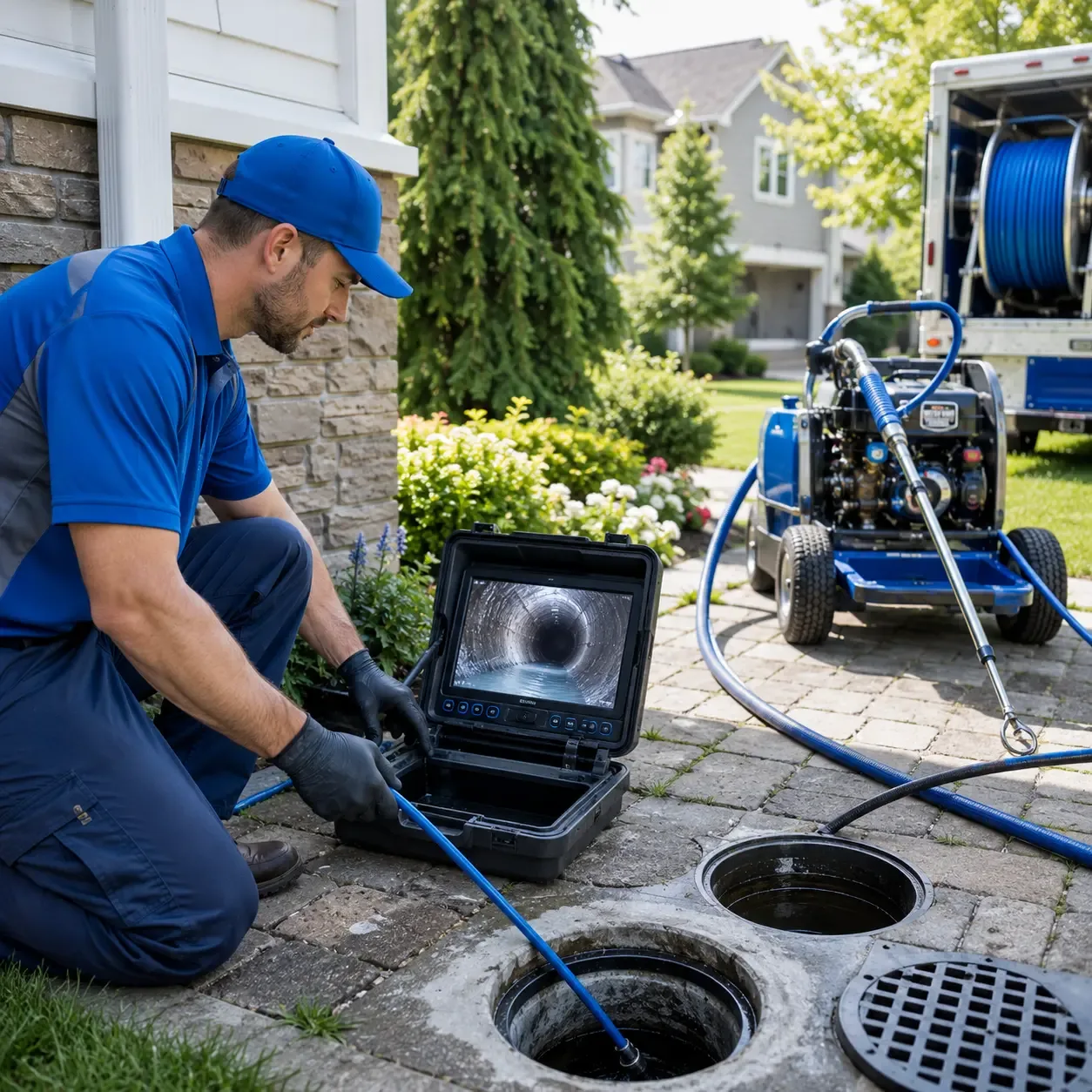 Outdoor drain cleaning professionals serving Mcfall, MO