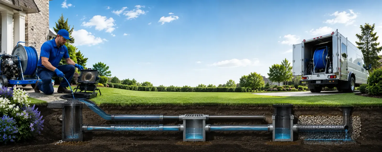 Outdoor drain cleaning information for Mcfall, MO